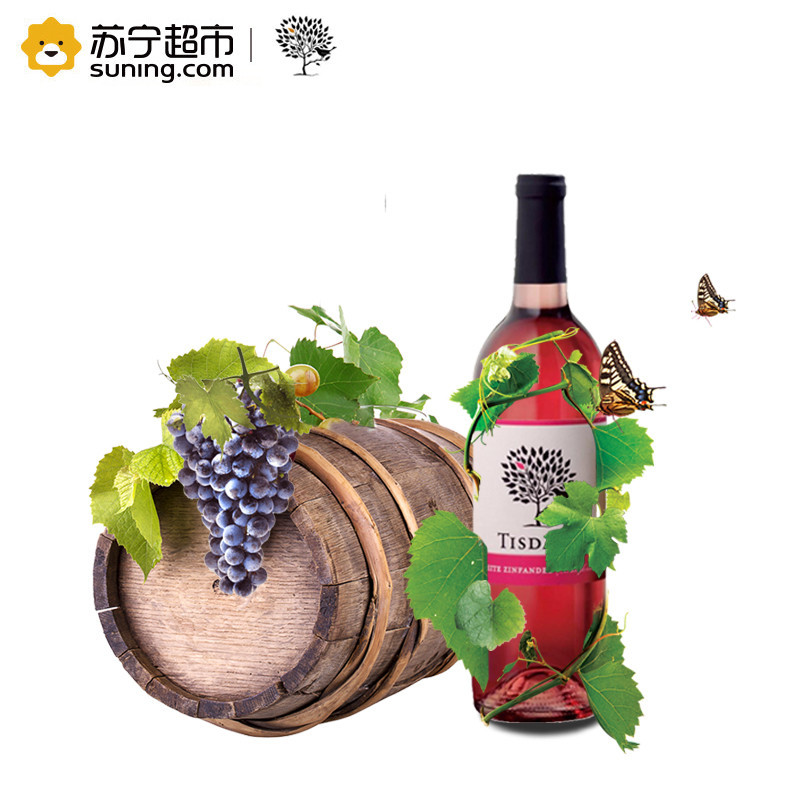 天时泰TM白仙粉黛葡萄酒 750ml单支装