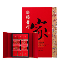 稻香村月饼礼盒合家团圆710g中秋月饼8味10饼蛋黄莲蓉苏式百果苏式玫瑰京式五仁糖醇豆沙金丝枣蓉中秋月饼零食糕点礼盒