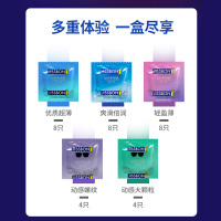 [苏宁自营]杰士邦jissbon避孕套五合一32只装组合颗粒螺纹超薄体验成人男女用情趣用品夫妻旗舰官方授权正品