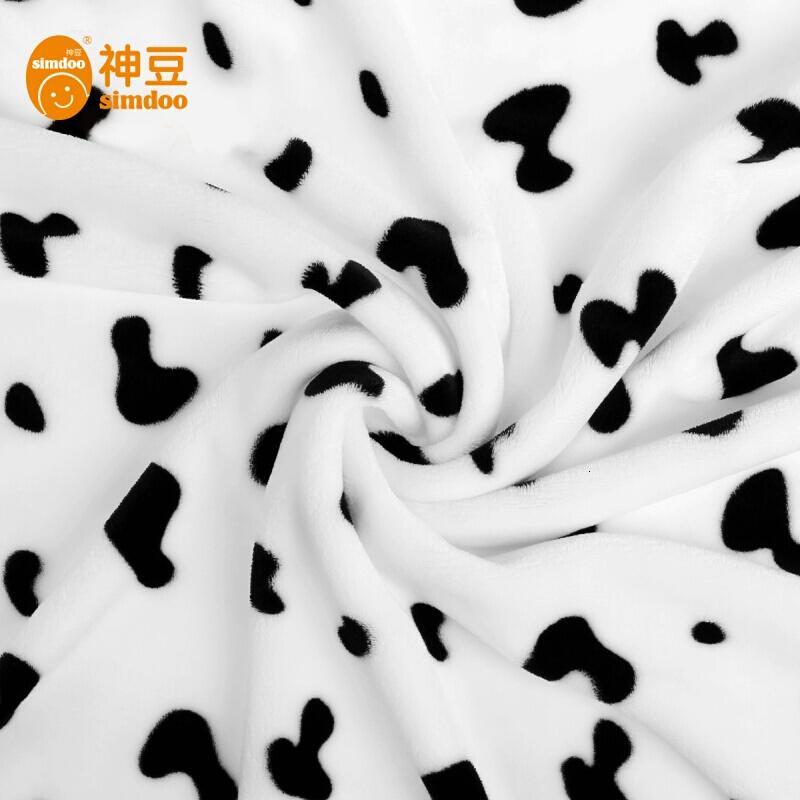 神豆宝宝奶牛云毯婴儿毯儿童儿毛毯被子毯子盖毯抱毯春夏秋冬 乳牛风