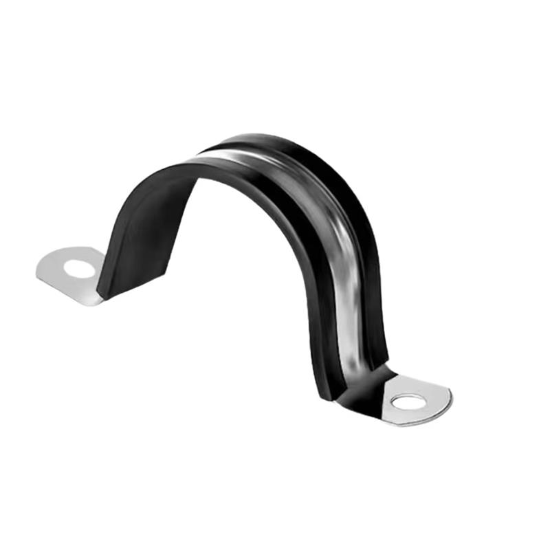 中锦科技 不锈钢U型带连胶条骑马卡 管卡 抱箍 Φ74mm 个