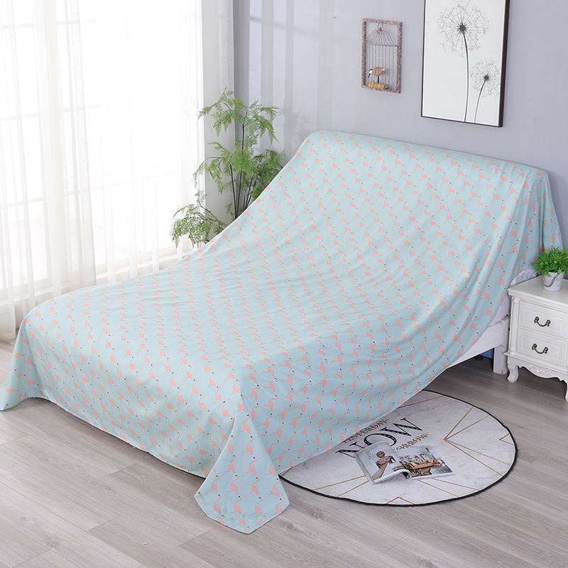 家具防尘布罩遮盖防灰尘沙发遮灰布床遮尘布大盖布挡灰布家用 星月咖色 1.2*2米(适合电视电脑桌)图片