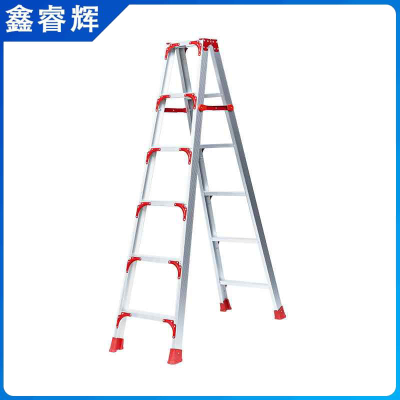 鑫睿辉 加厚铝合金人字梯 2米6步 个高清大图