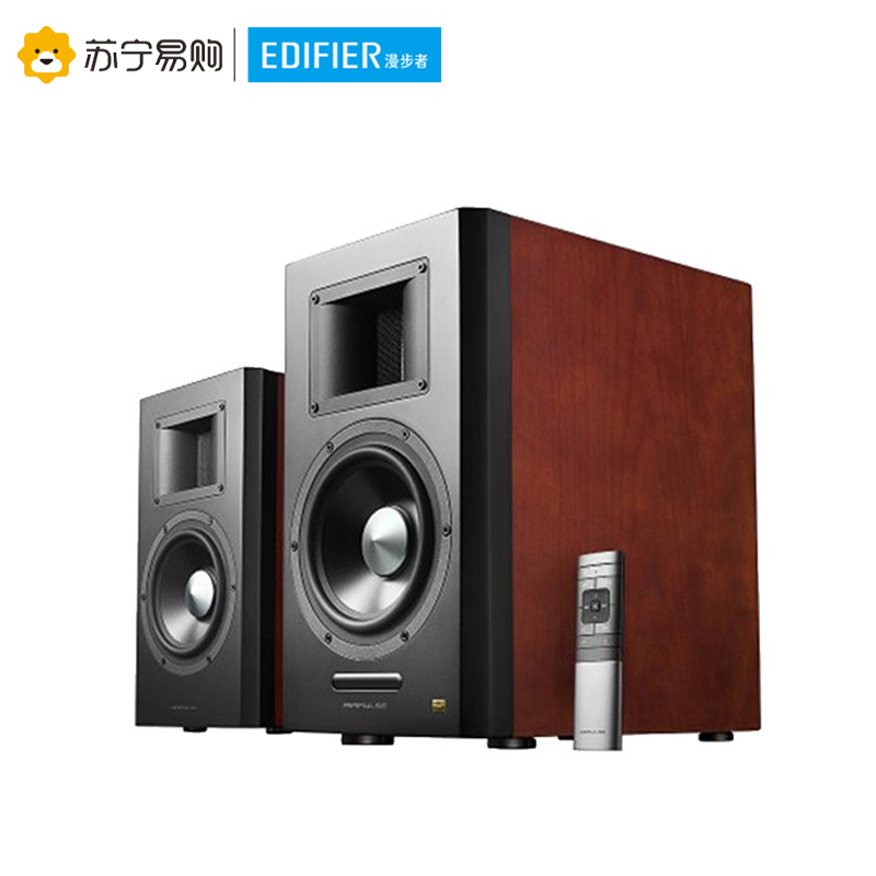 Edifier/漫步者 A300 无线蓝牙电脑有源音响电视客厅2.0声道木质HIFI音箱家用