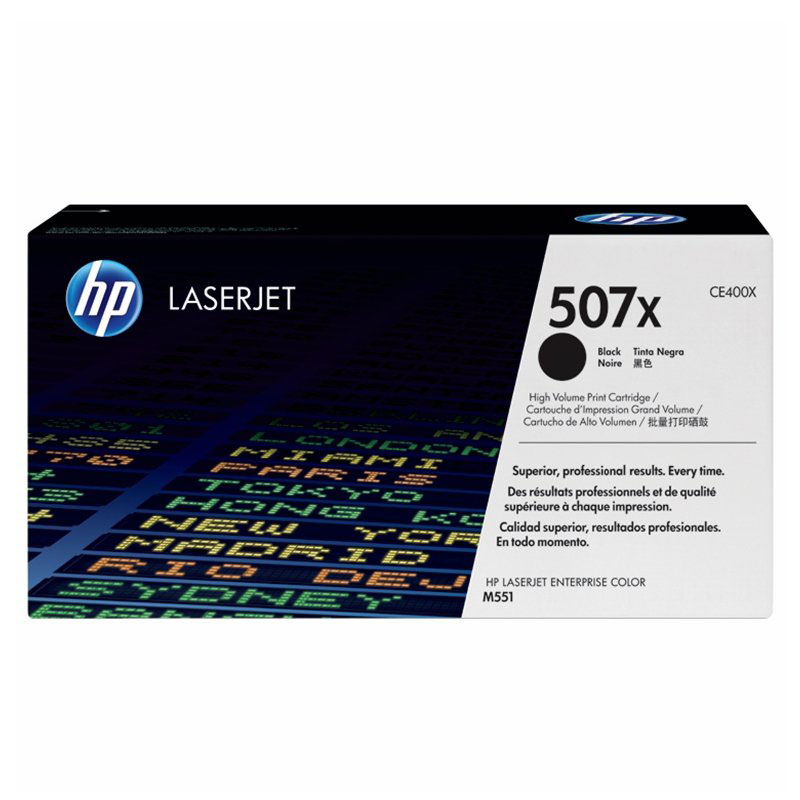 惠普（HP) CE400X 507X 黑色硒鼓（适用M551n/xh/dn M575dn/f/c/Pro M570dw） 【CE400X(507X)/黑色11000页】