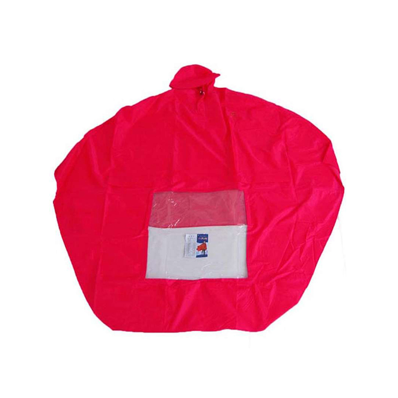 天堂新电豪华电动车雨披(后背带夜光条) 大红