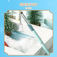 晨光文具圆珠笔0.7mm子旋转出芯黑笔签字笔ABPT5401