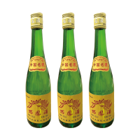 西凤酒 55度 绿瓶 裸瓶装 绿脖 光瓶 凤香型 粮食酒 西凤酒水 高度白酒 西风酒整箱箱装500ml*6瓶