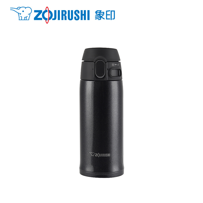 象印(ZOJIRUSHI)婴孕童保温杯SM-TA36少女心便携水杯304不锈钢茶杯车载保温用品 新款360ml 黑色