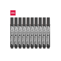 得力(deli)记号笔耐磨耐用（10只装）
