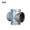 OVN 镀锌内丝等径四通 1.2寸 DN32国标加厚 个