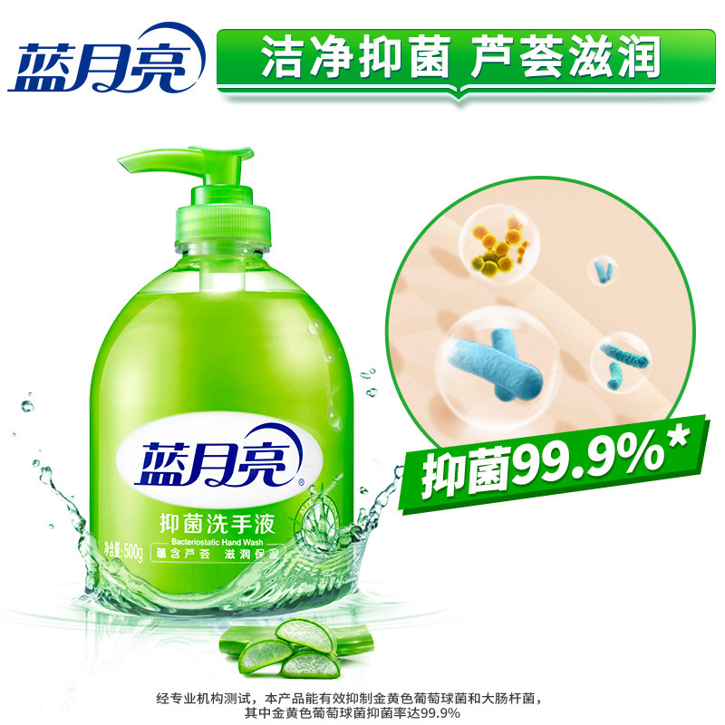 蓝月亮 芦荟抑菌洗手液 500g(单位:瓶)