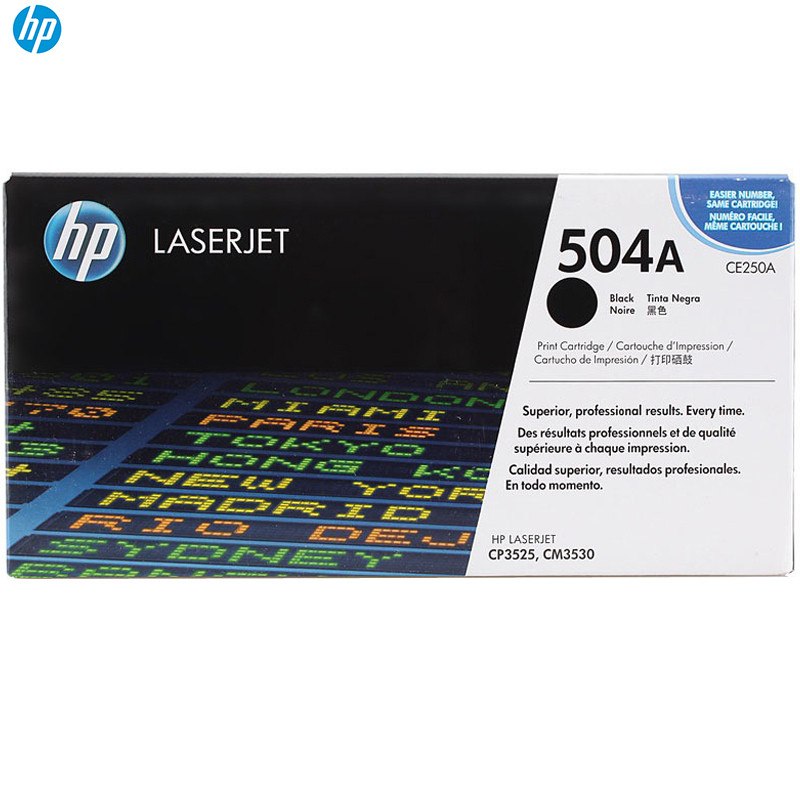 惠普（HP）CE250A 504A 黑色硒鼓高清大图