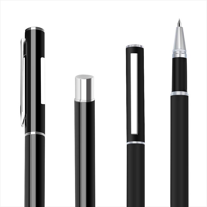 得力S80中性笔0.5mm(黑/笔壳白)(支)水笔 中性笔 书写笔 办公笔 大容量 易出墨
