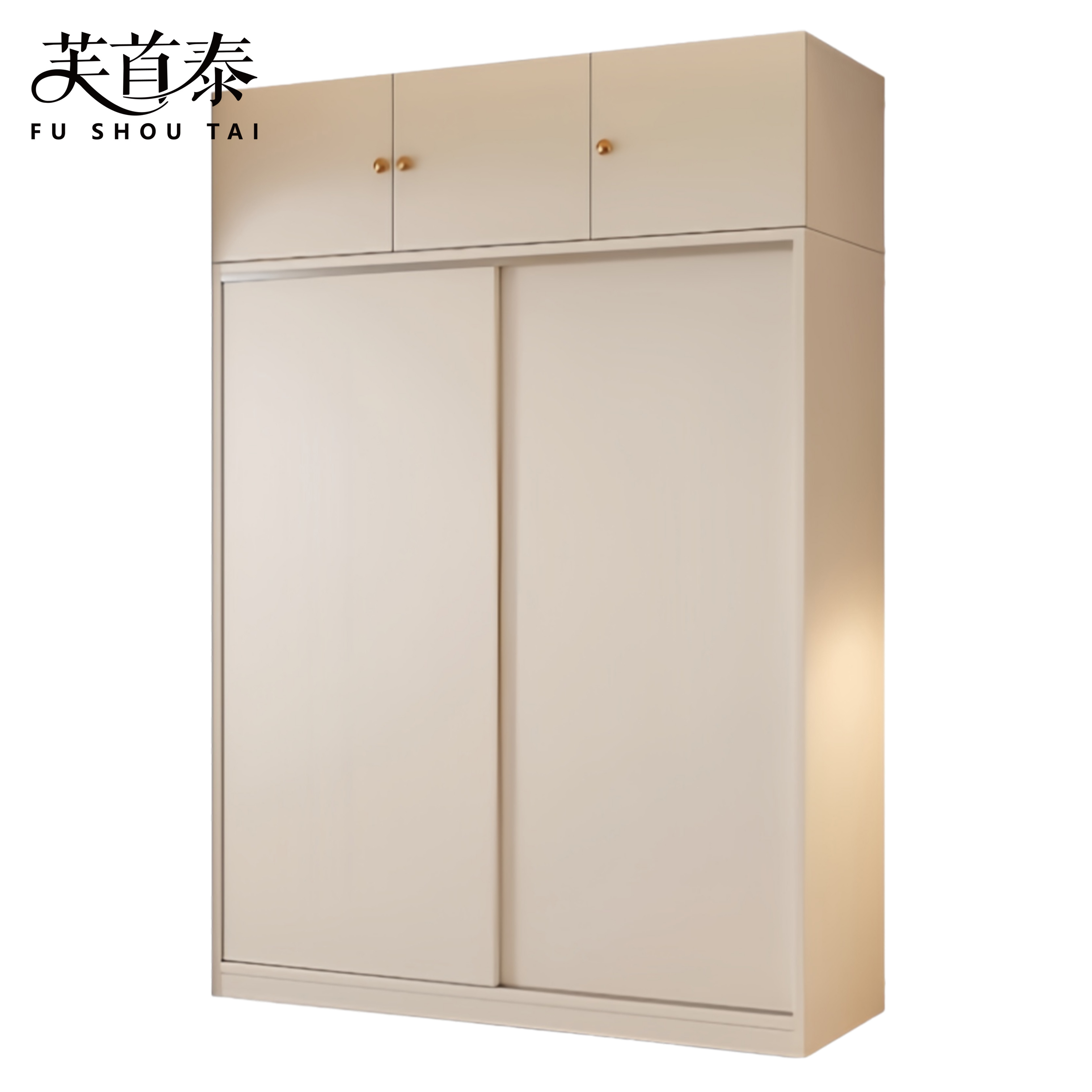 芙首泰衣柜含顶柜1200*500*2400mm套高清大图
