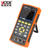 胜利仪器(VICTOR)手持示波器 双通道彩屏示波器万用表 二合一 VC240