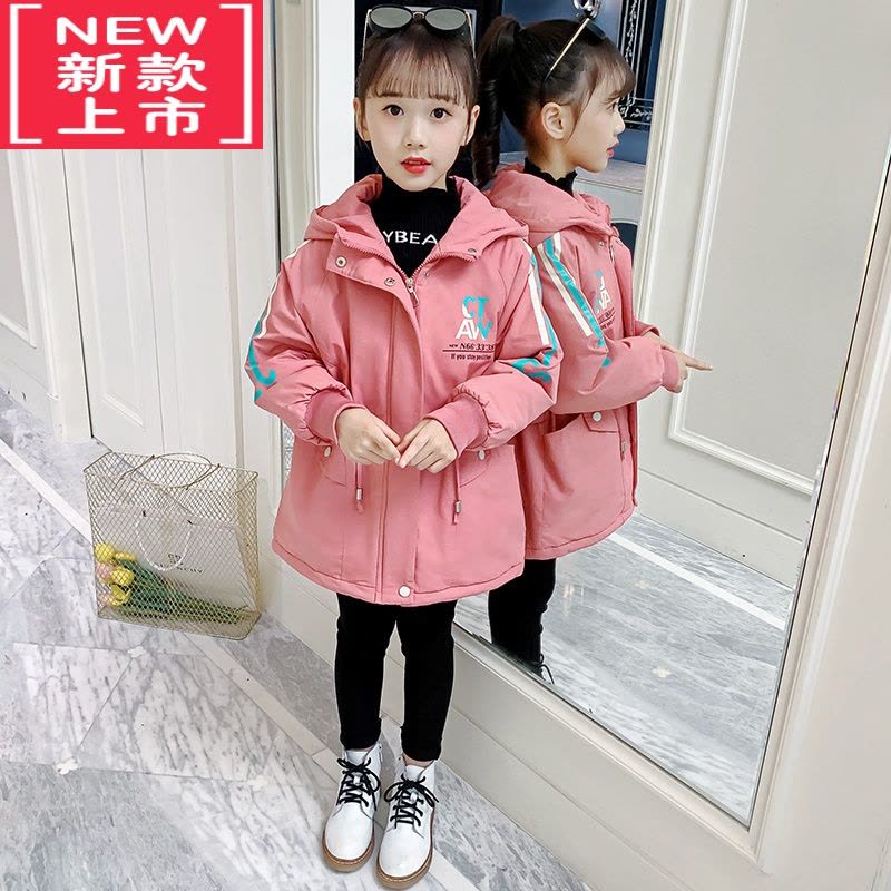 可莉允女童外套冬装2022新款棉服儿童洋气夹棉加厚秋冬季小女孩时髦棉衣图片