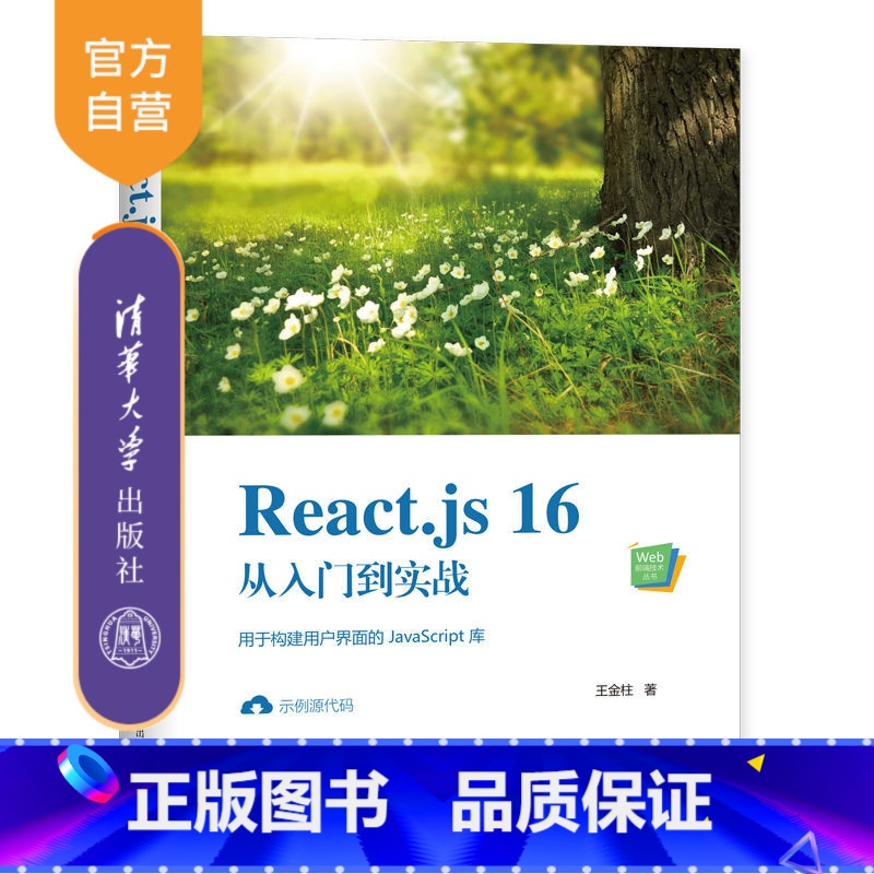 【正版】 React.js 16从入门到实战 王金柱 Web前端技术丛书 JAVA语言JavaScript