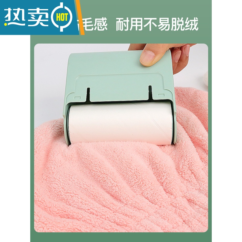 敬平干发帽女吸水速干浴帽可爱长短发洗头擦头干发巾2021新款加厚 大蝴蝶公主帽♥酒红色♥高清大图