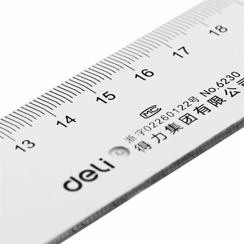 得力 6230直尺30cm 5把装