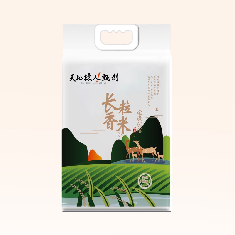 天地粮人甄制 TIAN DI LIANG REN ZHEN ZHI 天地粮人甄制长粒香米5kg