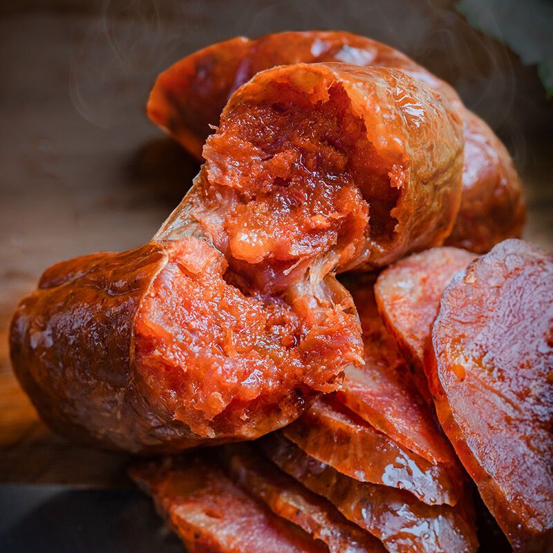 麻辣香肠3斤四川特产烟熏香肠正宗农家自制腊肉烤肠川味肉肠麻辣腊肠