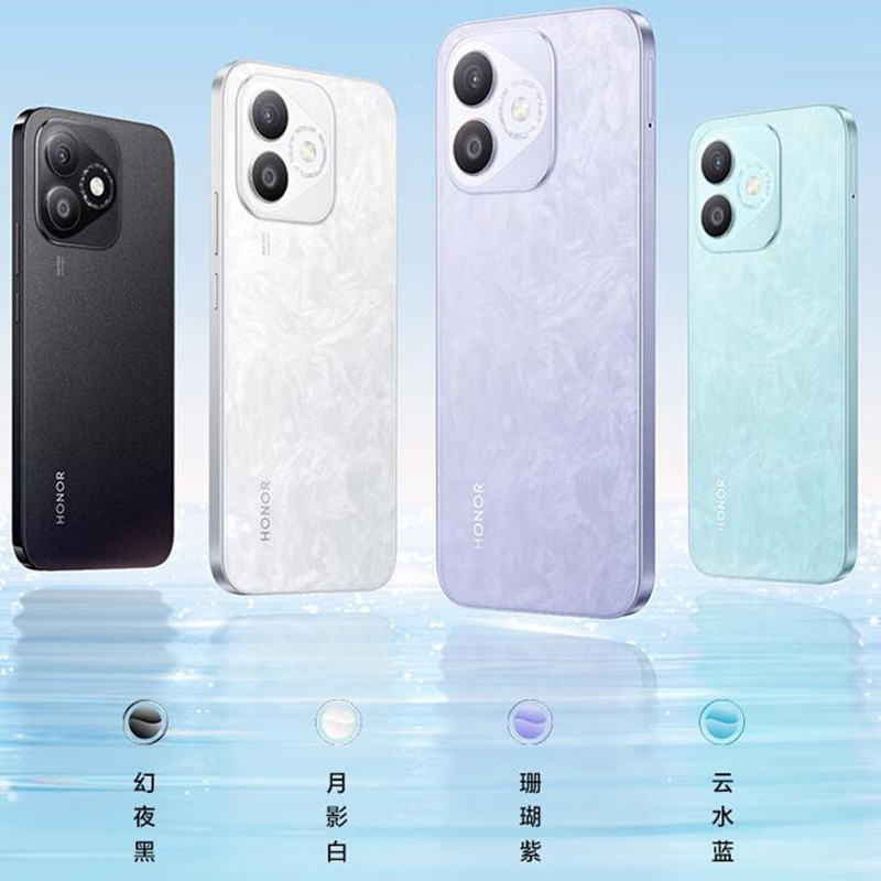 荣耀X60i 幻夜黑 12GB+256GB 90Hz刷新率 OLED护眼大屏 IP64整机防水 5000W影像 35W快速充电 AI 5G手机
