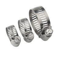 304不锈钢喉箍 通风管道卡箍软管箍煤气管箍 13mm-19mm(50只装)货期3-5天