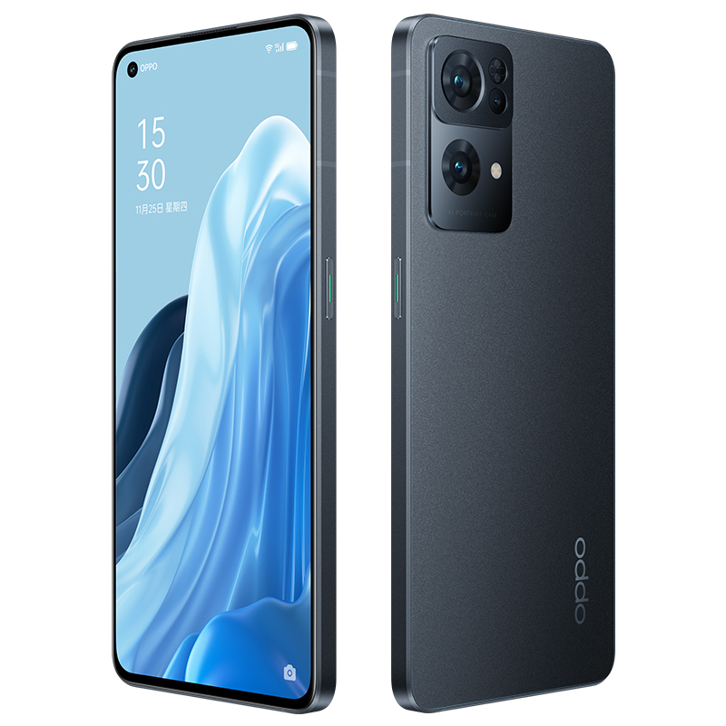 OPPO Reno7 Pro 5G手机 星夜黑 12+256G 索尼IMX709超感光猫眼镜头3200万 后置索尼IMX766旗舰主摄 天玑1200-MAX旗舰芯片