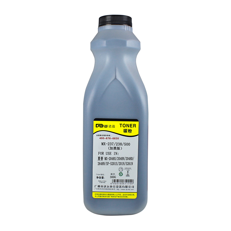 科思特 夏普MX-237/238/500(300G)加黑版 瓶装粉 适用Sharp 2048S/2048N/2048D高清大图
