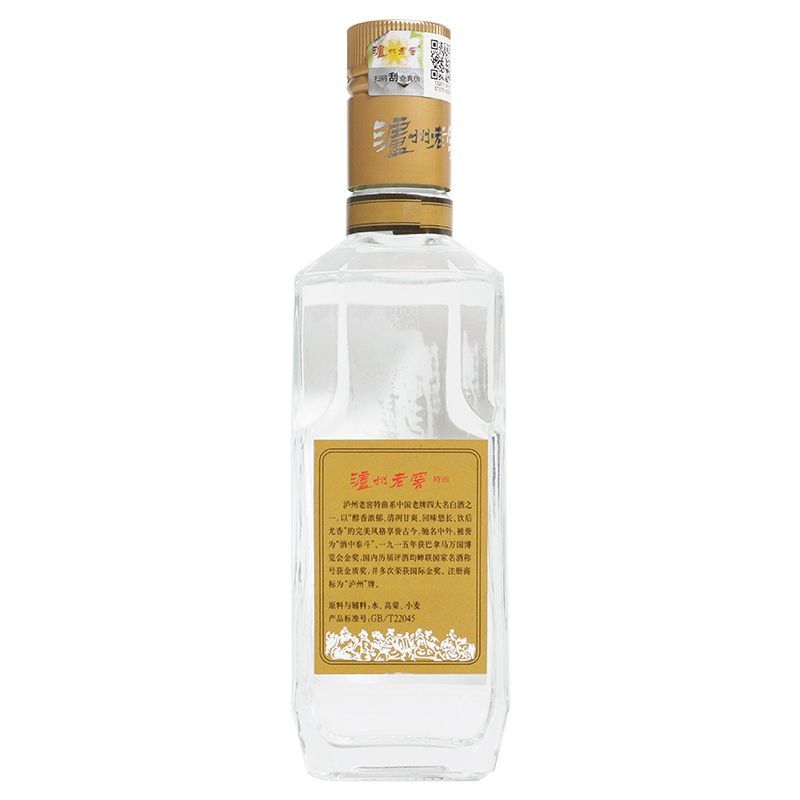 52度 泸州老窖特曲中国名酒 250ml*1瓶 光瓶 浓香型白酒高清大图