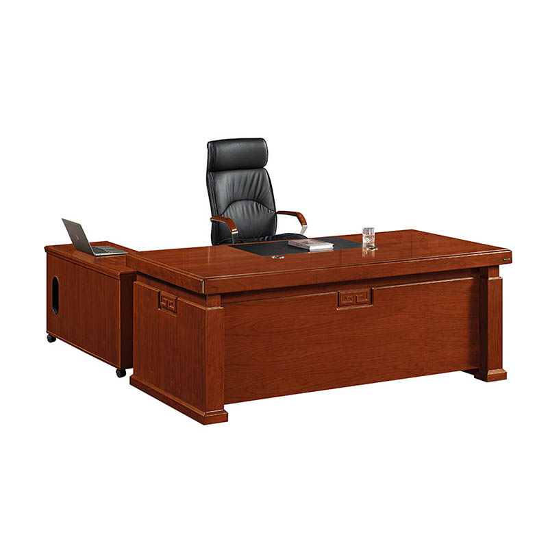 慧采云办公家具 2.0m老板桌大班台油漆总裁桌经理主管桌办公桌椅组合