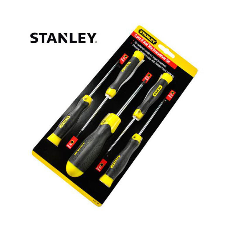 工具库 史丹利Stanley 5件套花形螺丝批 起子65-155-0-23 5件套