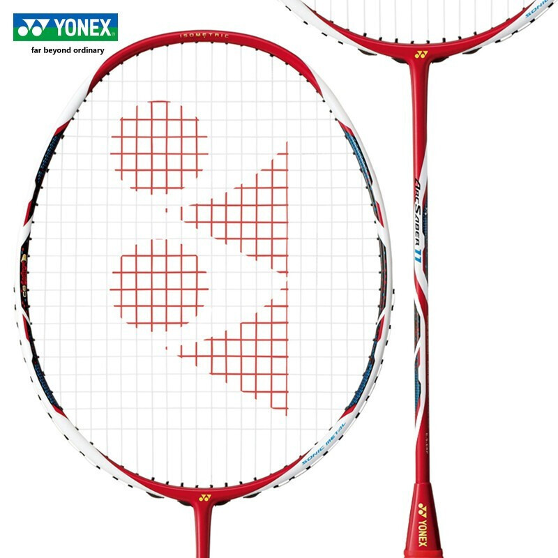 尤尼克斯YONEX 羽毛球拍单拍高端控球型弓箭ARC11业余中高级全碳素yy羽拍 金属红(未穿线)