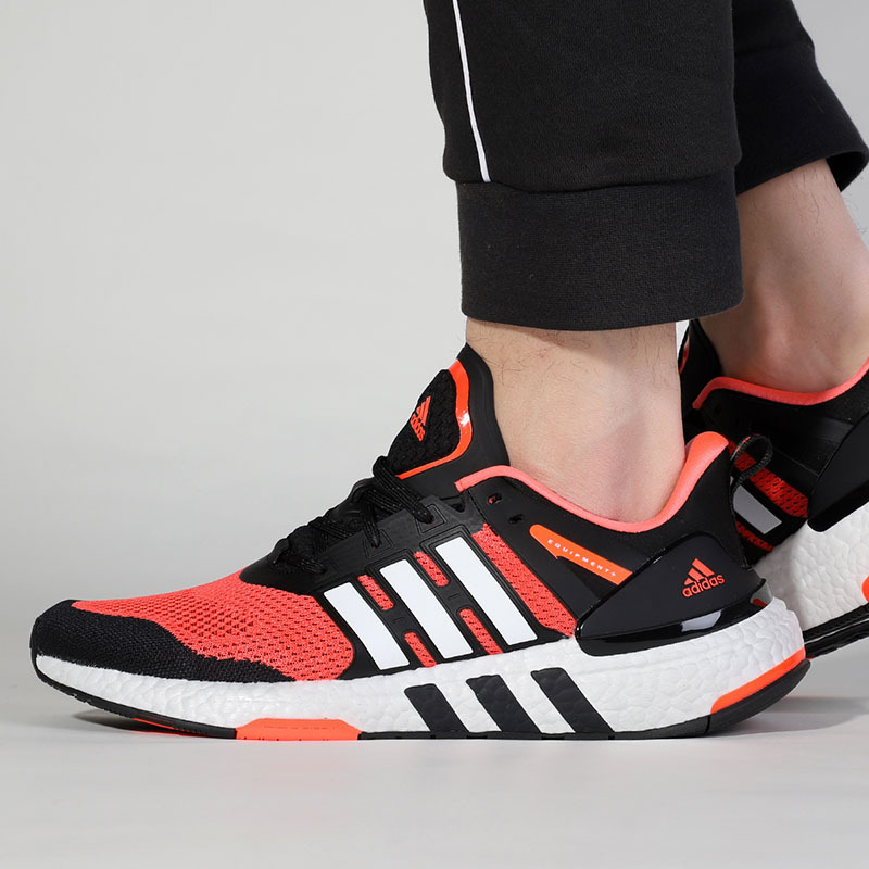 阿迪达斯牛年新年款红色男2021新款EQT Boost运动鞋跑步鞋H02757