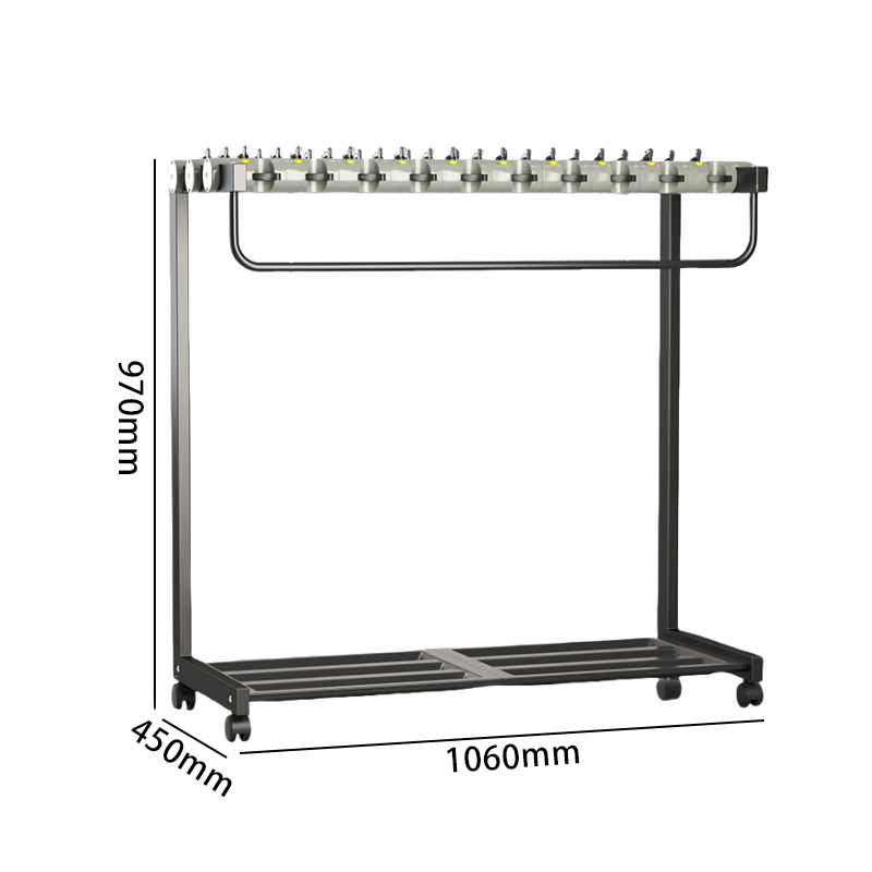 豫汉迎雨伞架带锁 三十位雨伞架加高1060*450*970mm个 默认