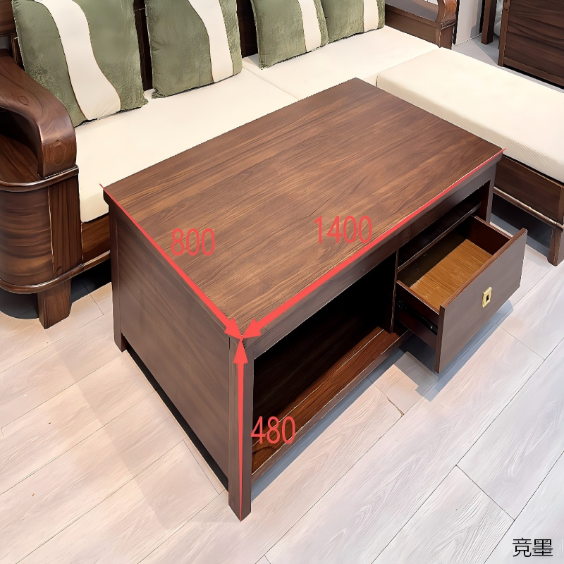 竞墨 01常规茶几1400*800*480mm 定制款 单位:张
