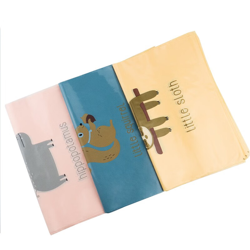 海斯迪克 粘贴式车载垃圾袋 HKY-246 黄色树懒 15只 1件高清大图