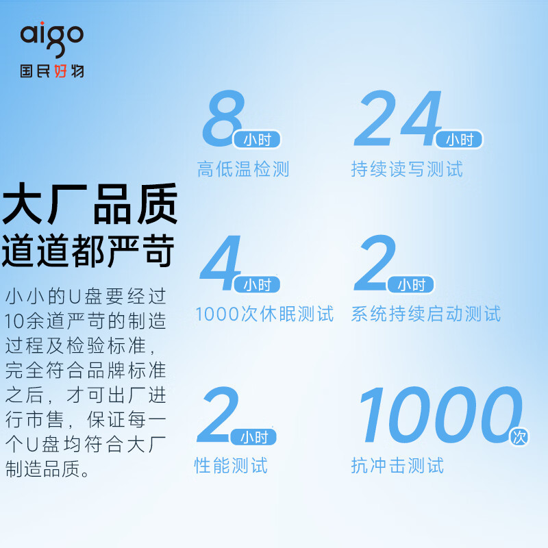 爱国者(aigo)128GB Type-C USB3.2 手机U盘 U356炫酷高速款 银色 双接口手机电脑用U盘高清大图
