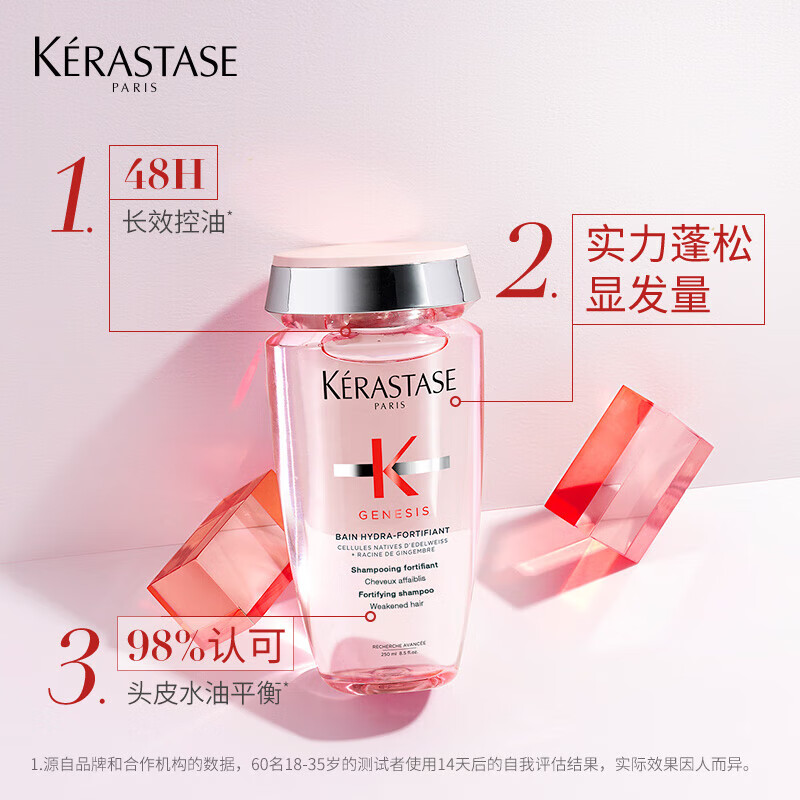 卡诗(KERASTASE)赋源芯丝沁透洗发水250ml(元气姜粉瓶)高清大图