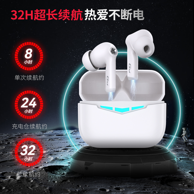 EDIFIER/漫步者HECATE GM3 PRO真无线蓝牙耳机入耳式低延迟电竞吃鸡降噪运动长续航适用华为苹果