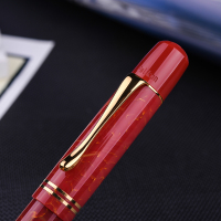 百利金(Pelikan )限量M101N复古火焰红钢笔送礼盒套装墨水笔金笔