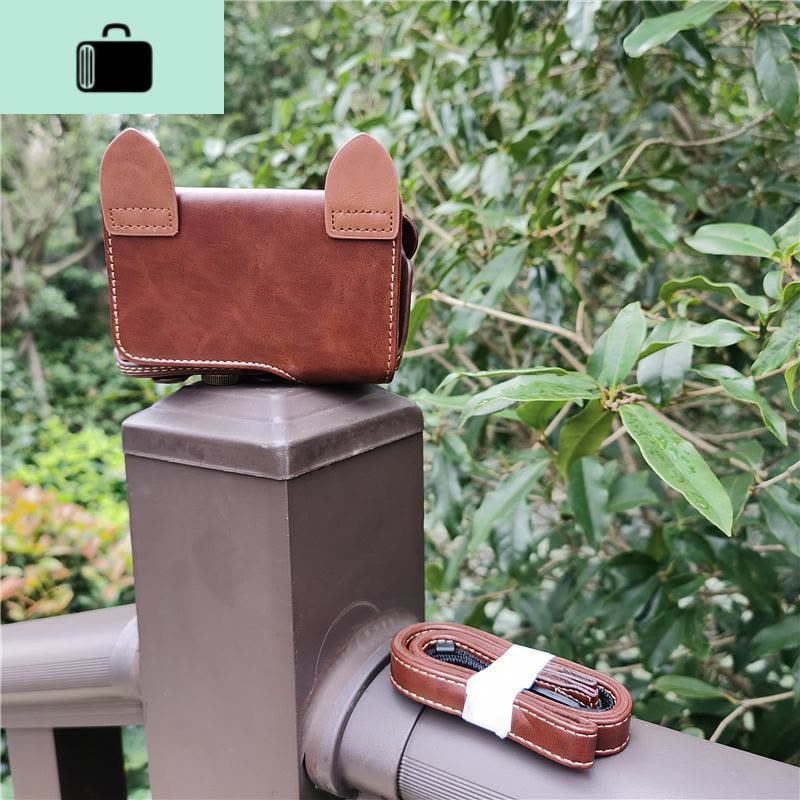 NEW LAKE便携M50佳能M6相机包200D皮套M100索尼A6000 富士XT10/XT20[16-50数码相机包图片