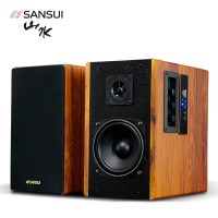 山水(SANSUI)GS-6000(62C) 蓝牙音箱 台式电视电脑音响2.0 USB书架音箱低音炮