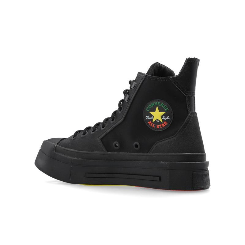 匡威(CONVERSE)女款跑步鞋圆头系带高帮休闲鞋织物鞋面橡胶底防滑