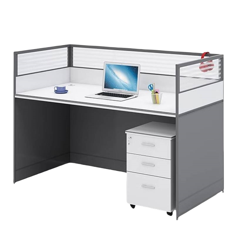 鑫龙悦 办公桌 单人位含柜 张高清大图