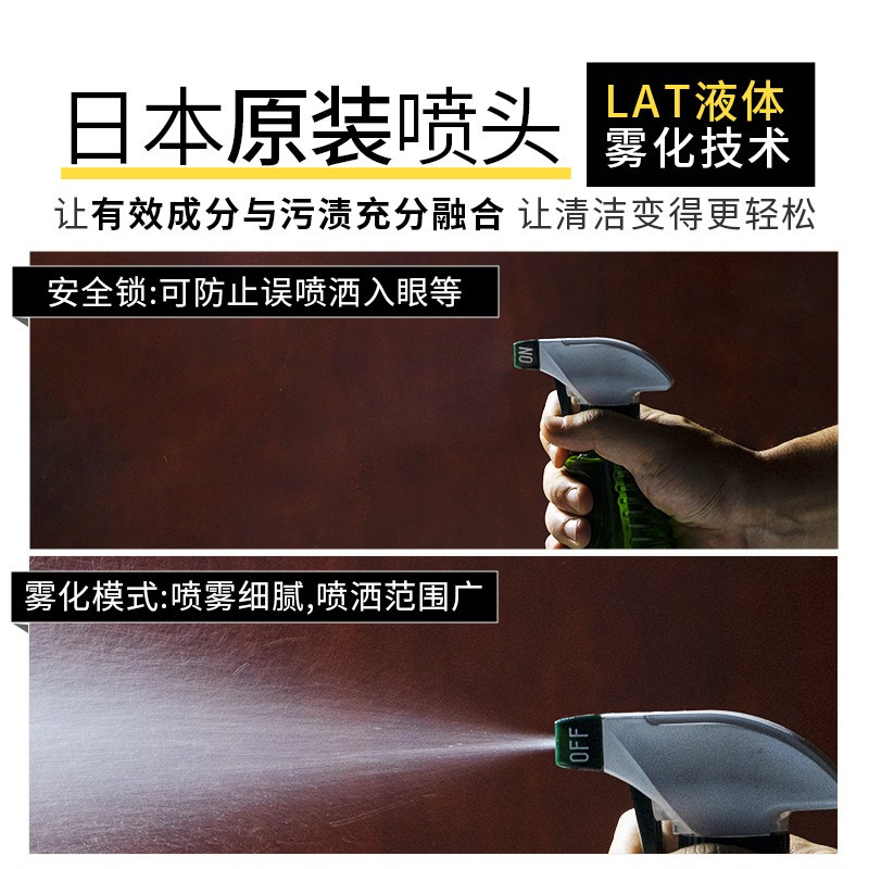 CCOKIO 日本去油污神器 进口厨房油污净家用重油污强力清洁剂抽油烟机清洗 浓缩液 550ml*1瓶高清大图