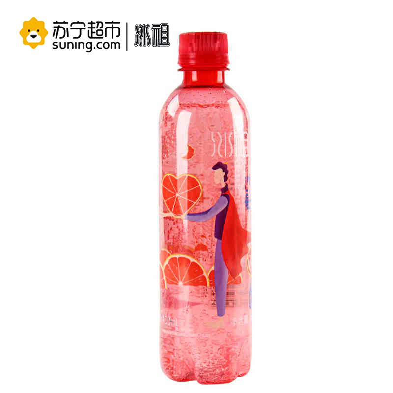 韩国进口 冰祖苏打气泡水(西柚味汽水)400ml*4瓶