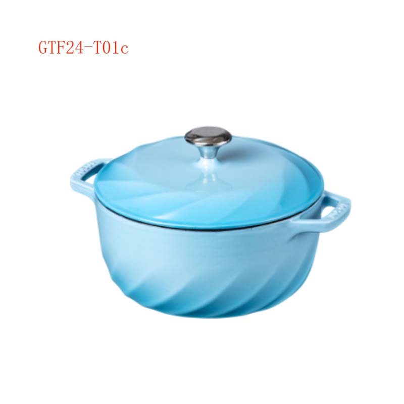 格力格力法国进口珐琅锅家用炖锅格力大松珐琅锅家用铸铁锅炖锅炖盅锅汤锅GTF24-T01c高清大图