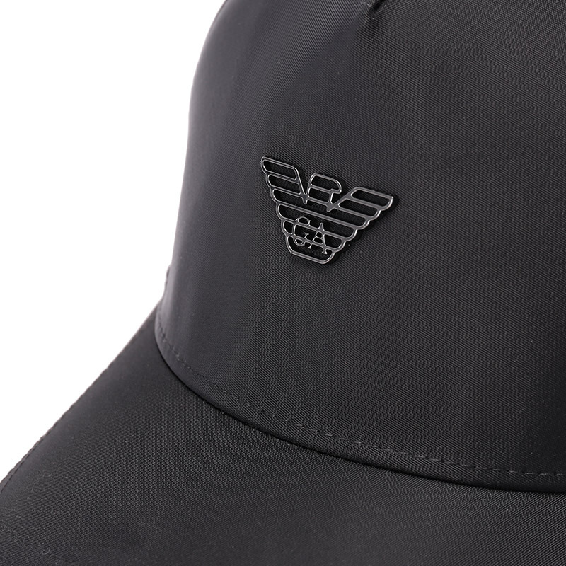 阿玛尼emporioarmani男士织物鹰标帽子棒球帽鸭舌帽6279882f571